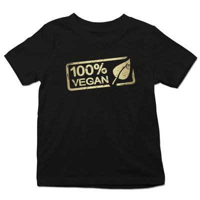 100% Vegan Organic Cotton Kid's (Unisex) T-Shirt - Vegan As Folk