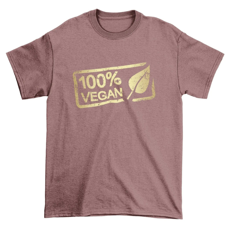 100% Vegan Organic Cotton Vegan (Unisex) T-Shirt - Vegan As Folk