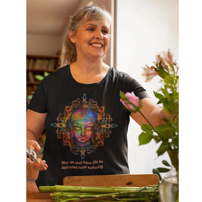 Buddha Quote Organic Cotton (Unisex) T-Shirt - Vegan As Folk