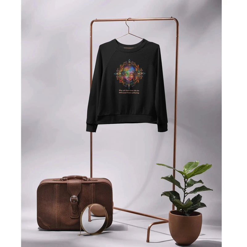 Buddha Quote (Unisex) Vegan Sweatshirt - Vegan As Folk