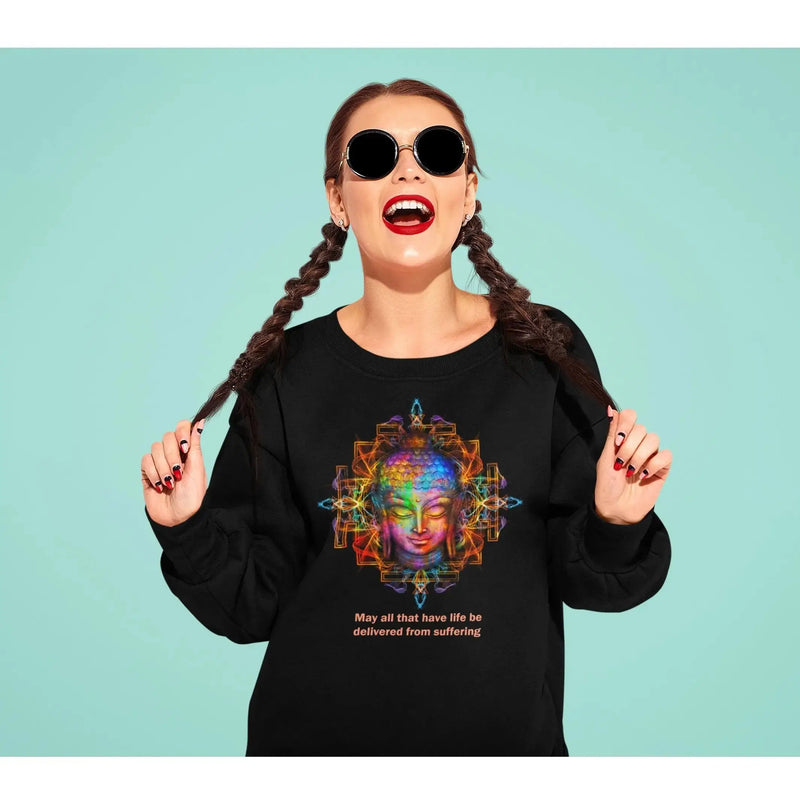 Buddha Quote (Unisex) Vegan Sweatshirt - Vegan As Folk