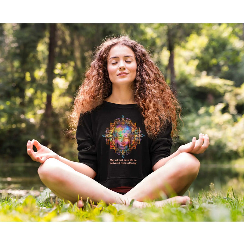 Buddha Quote (Unisex) Vegan Sweatshirt - Vegan As Folk
