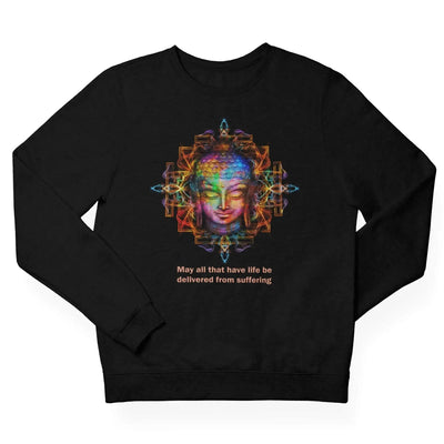 Buddha Quote (Unisex) Vegan Sweatshirt - Vegan As Folk