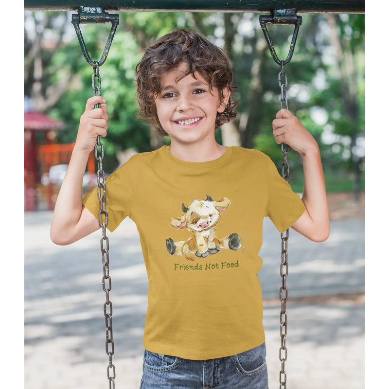 Cow Friends Not Food Organic Cotton Kid&