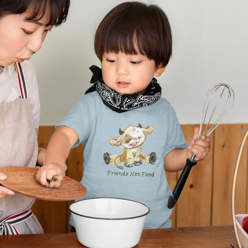 Cow Friends Not Food Organic Cotton Kid&