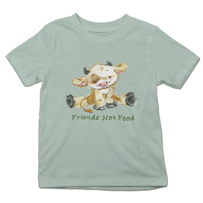 Cow Friends Not Food Organic Cotton Kid's (Unisex) T-Shirt - Vegan As Folk