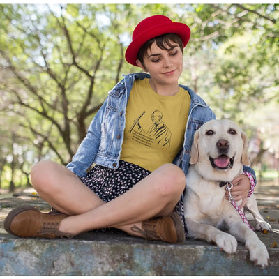 Gandhi Quote Organic Cotton (Unisex) T-Shirt - Vegan As Folk