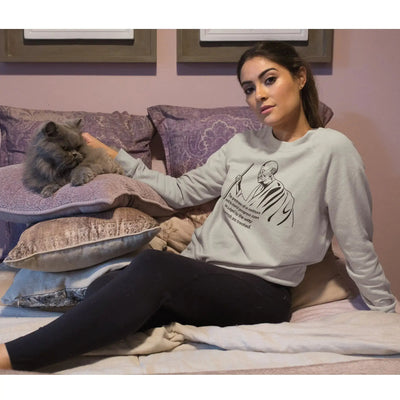 Gandhi Quote (Unisex) Sweatshirt - Vegan As Folk