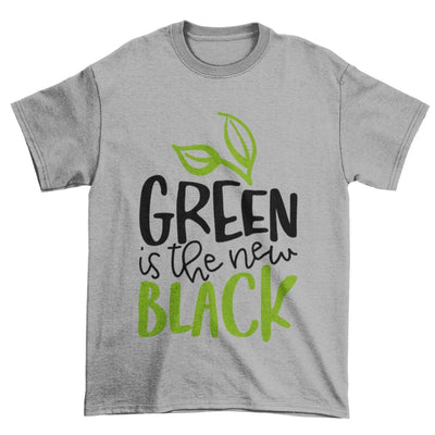 Green is the New Black Organic Cotton (Unisex) Vegan T-Shirt - Vegan As Folk