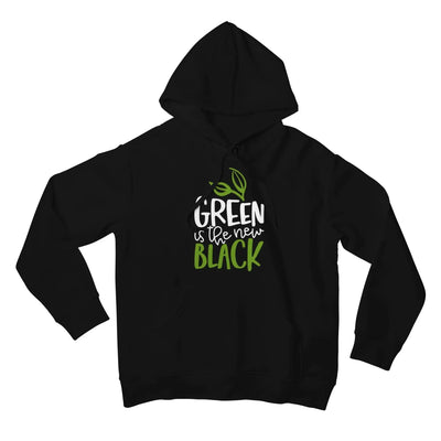 Green is the New Black (Unisex) Vegan Hoodie - Vegan As Folk