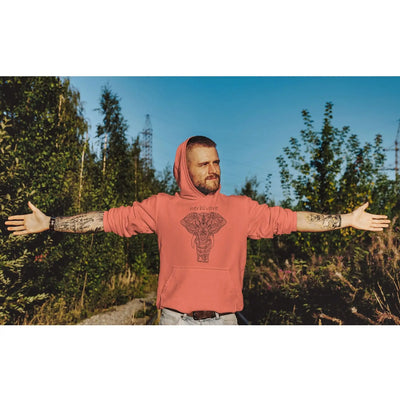 Herbivore Elephant (Unisex) Vegan Hoodie - Vegan As Folk