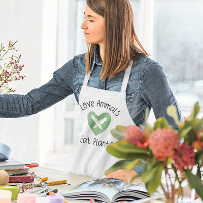 Love Animals Eat Plants Vegan Apron - Vegan As Folk