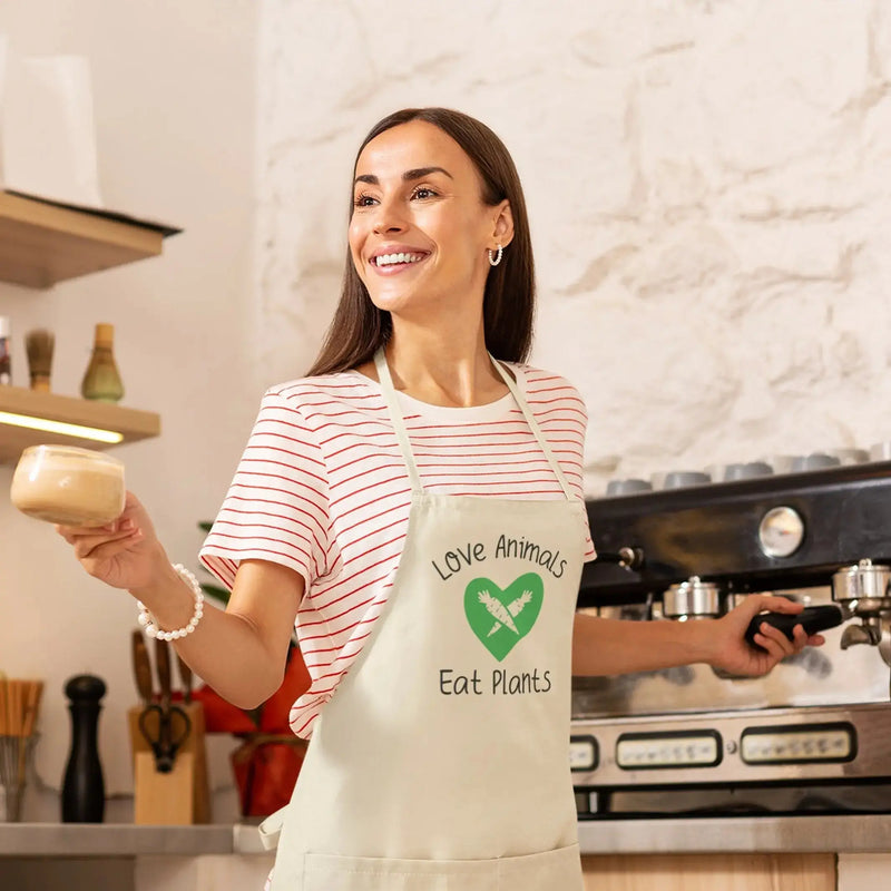 Love Animals Eat Plants Vegan Apron - Vegan As Folk