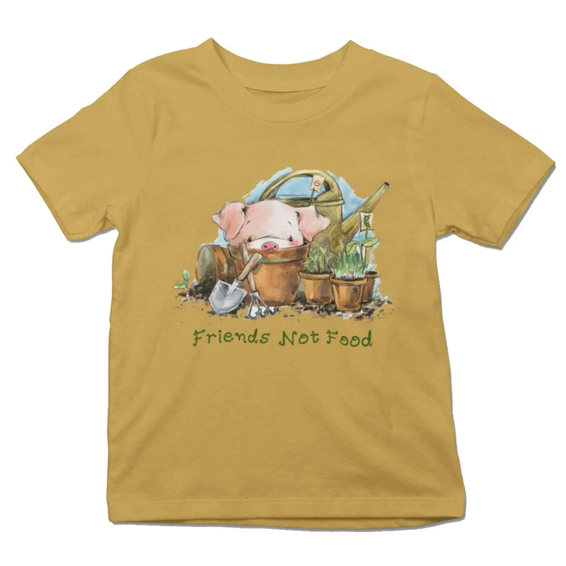Pig Friends Not Food Organic Cotton (Unisex) Kid&