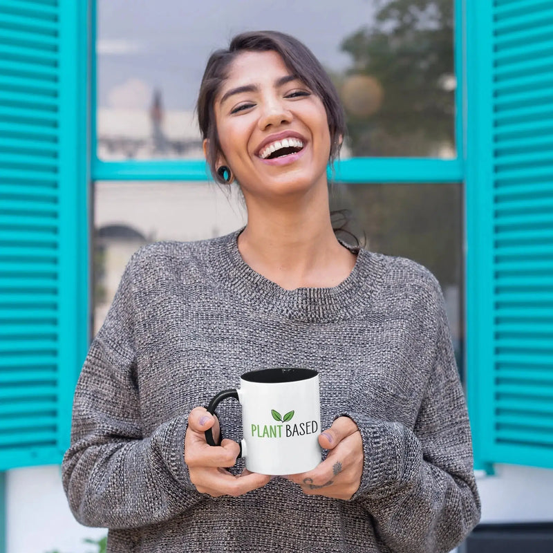 Plant Based Ceramic Vegan Mug - Vegan As Folk