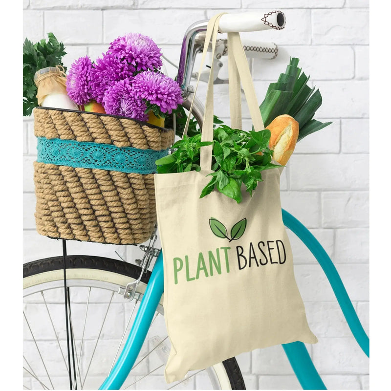 Plant Based Organic Cotton Vegan Tote Bag - Vegan As Folk