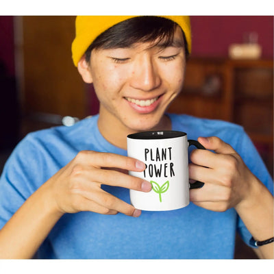 Plant Power Ceramic Mug - Vegan As Folk