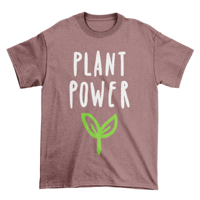 Plant Power Organic Cotton (Unisex) Vegan T-Shirt - Vegan As Folk