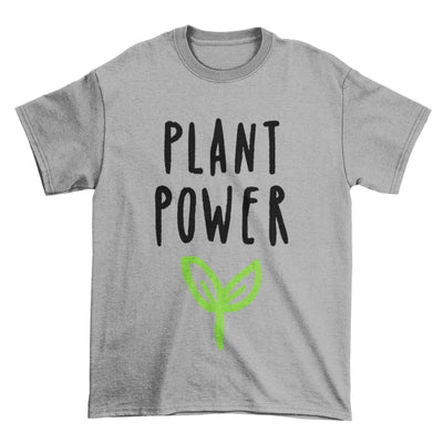 Plant Power Organic Cotton (Unisex) Vegan T-Shirt - Vegan As Folk