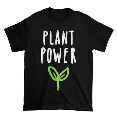 Plant Power Organic Cotton (Unisex) Vegan T-Shirt - Vegan As Folk