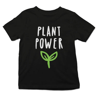 Plant Power (Unisex) Kid's Vegan T-Shirt - Vegan As Folk