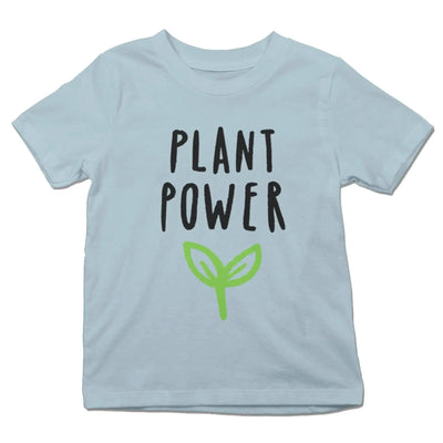 Plant Power (Unisex) Kid's Vegan T-Shirt - Vegan As Folk