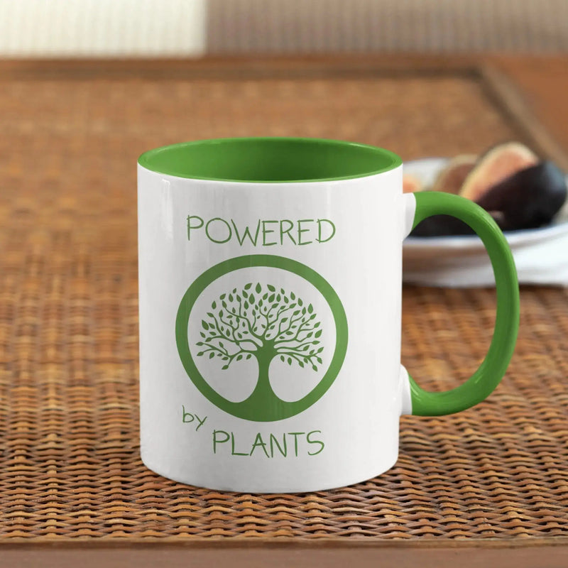 Powered by Plants Ceramic Vegan Mug - Vegan As Folk