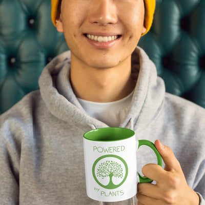 Powered by Plants Ceramic Vegan Mug - Vegan As Folk
