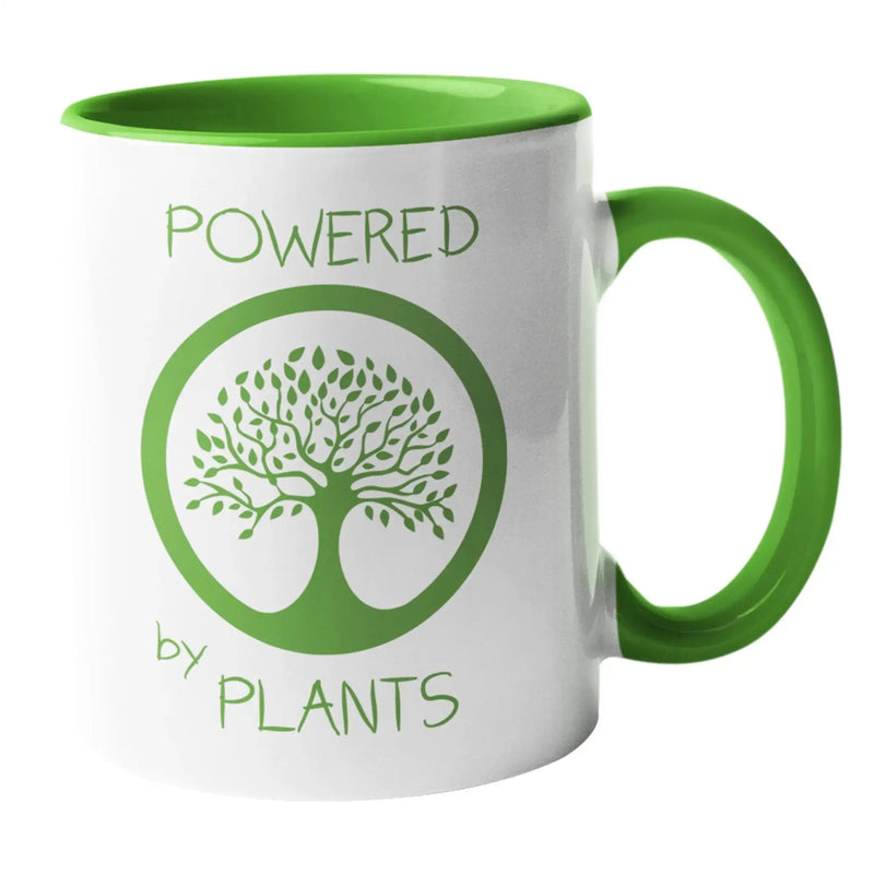 Powered by Plants Ceramic Vegan Mug - Vegan As Folk