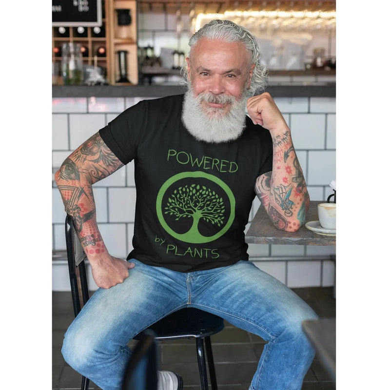 Powered by Plants Organic Cotton (Unisex) Vegan T-Shirt - Vegan As Folk