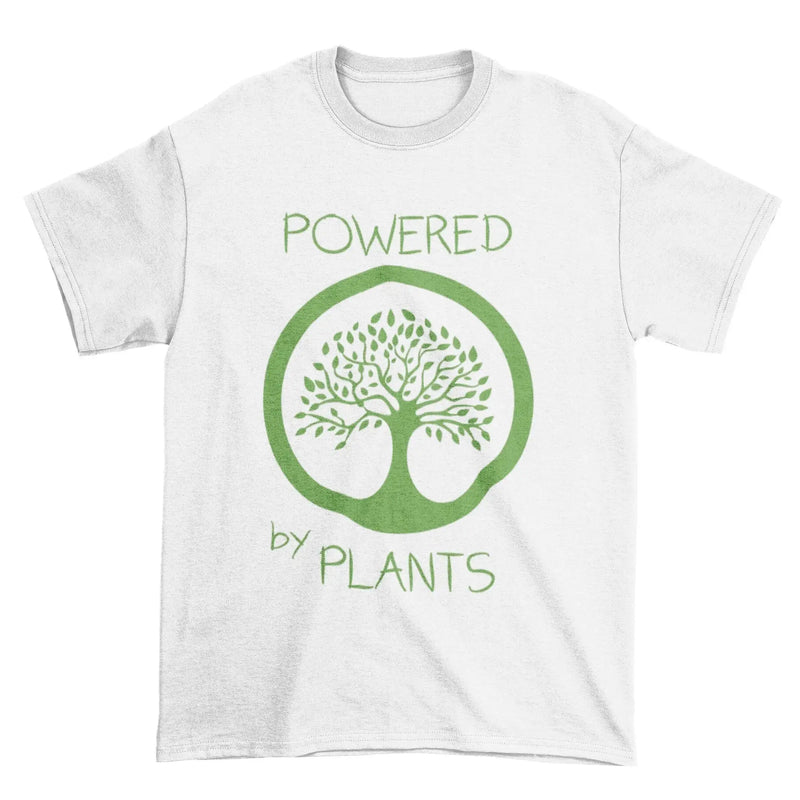 Powered by Plants Organic Cotton (Unisex) Vegan T-Shirt - Vegan As Folk