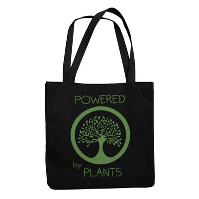 Powered by Plants Organic Cotton Vegan Tote Bag - Vegan As Folk