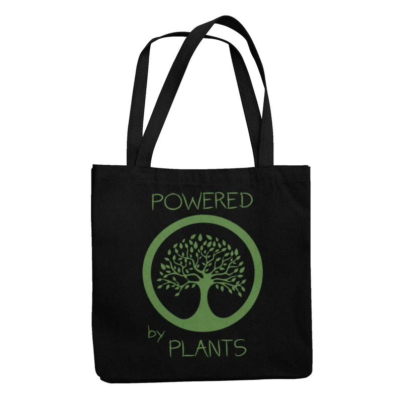 Powered by Plants Organic Cotton Vegan Tote Bag - Vegan As Folk