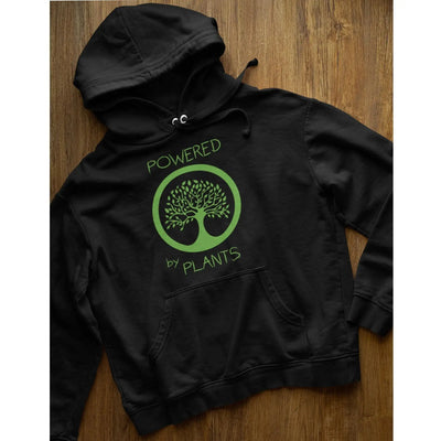 Powered by Plants (Unisex) Vegan Hoodie - Vegan As Folk