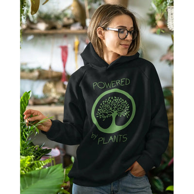 Powered by Plants (Unisex) Vegan Hoodie - Vegan As Folk