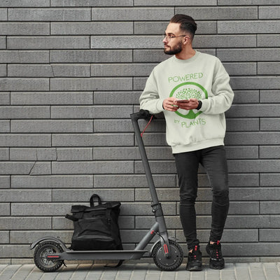 Powered by Plants (Unisex) Vegan Sweatshirt - Vegan As Folk