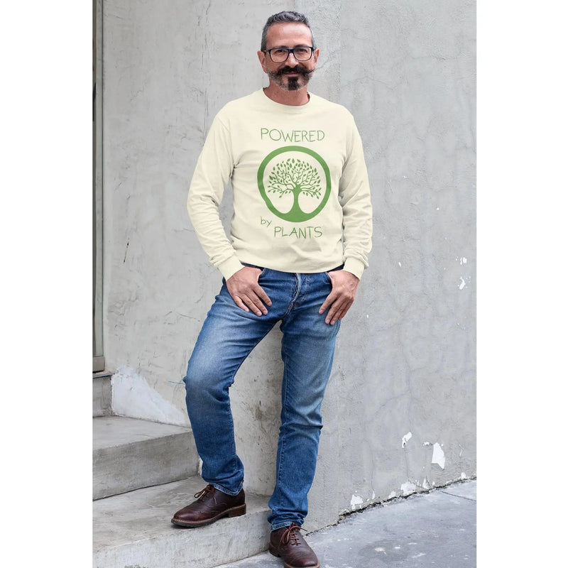 Powered by Plants (Unisex) Vegan Sweatshirt - Vegan As Folk