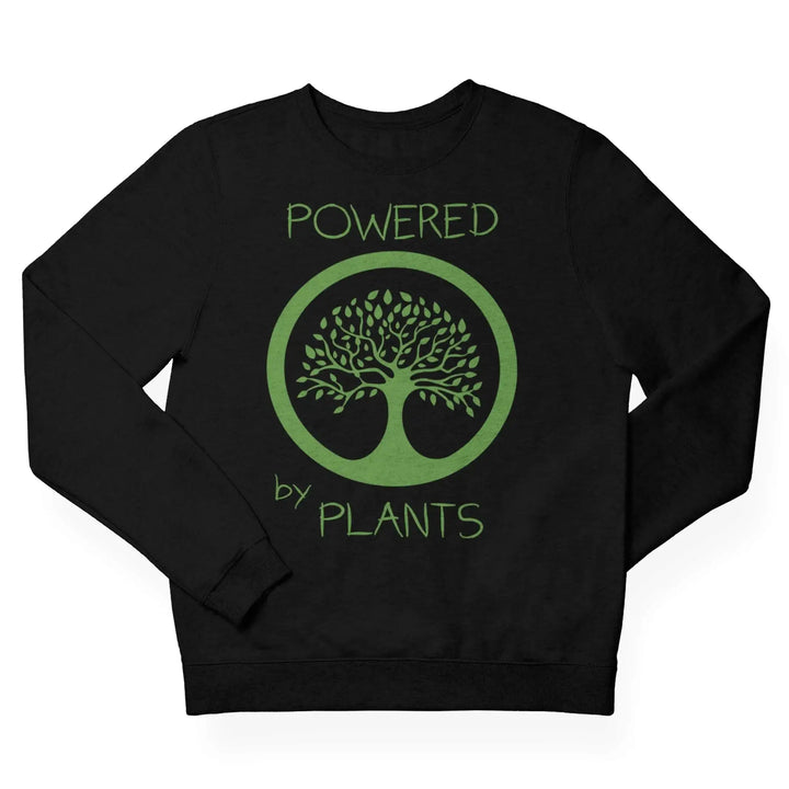Powered by Plants Unisex Vegan Sweatshirt Ethical Plant Based Clothing Vegan As Folk