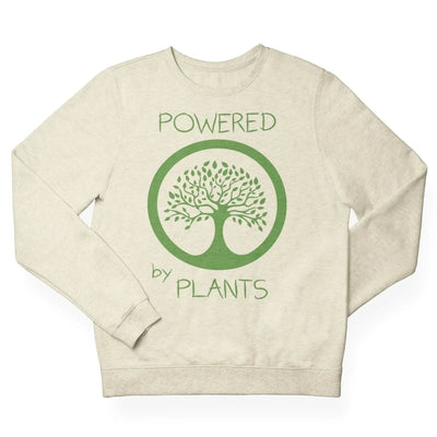 Powered by Plants (Unisex) Vegan Sweatshirt - Vegan As Folk