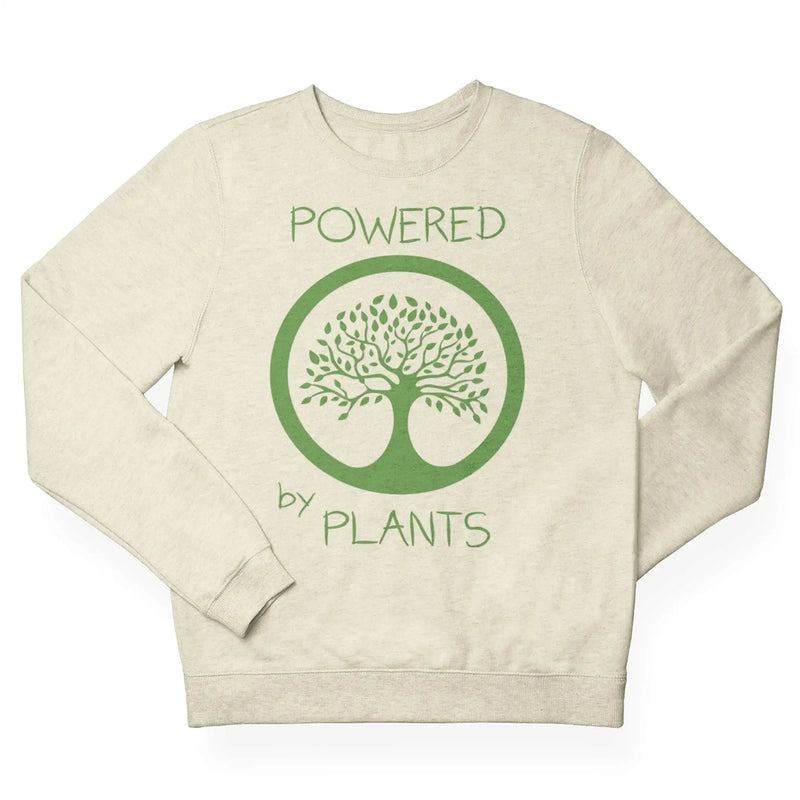 Powered by Plants (Unisex) Vegan Sweatshirt - Vegan As Folk
