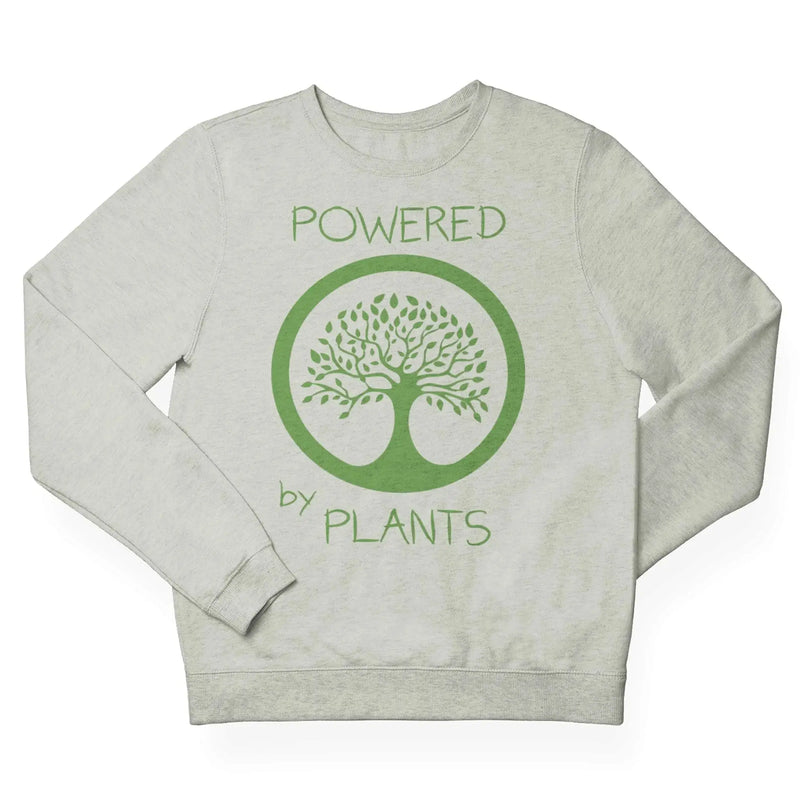 Powered by Plants (Unisex) Vegan Sweatshirt - Vegan As Folk