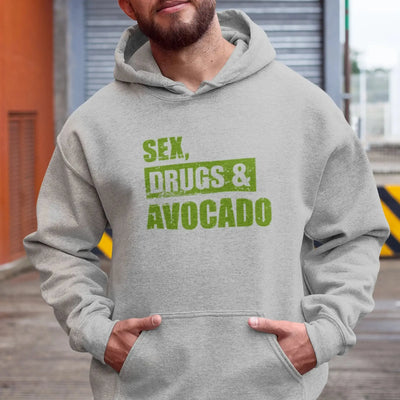 Sex, Drugs & Avocado (Unisex) Vegan Hoodie - Vegan As Folk