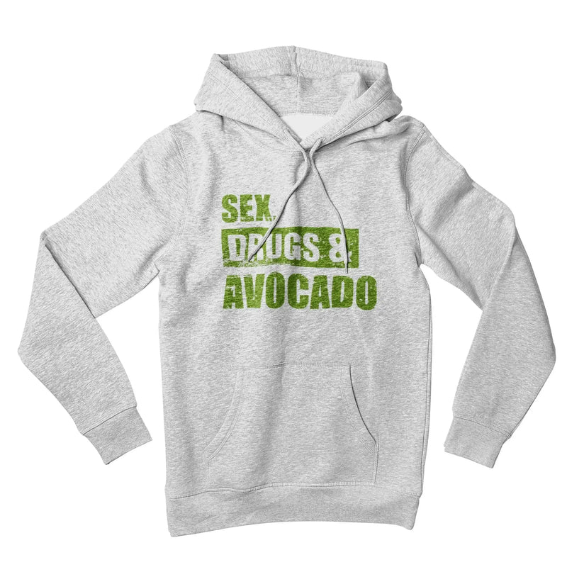 Sex, Drugs & Avocado (Unisex) Vegan Hoodie - Vegan As Folk