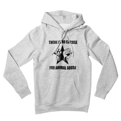 There is No Excuse for Animal Abuse (Unisex) Vegan Hoodie - Vegan As Folk