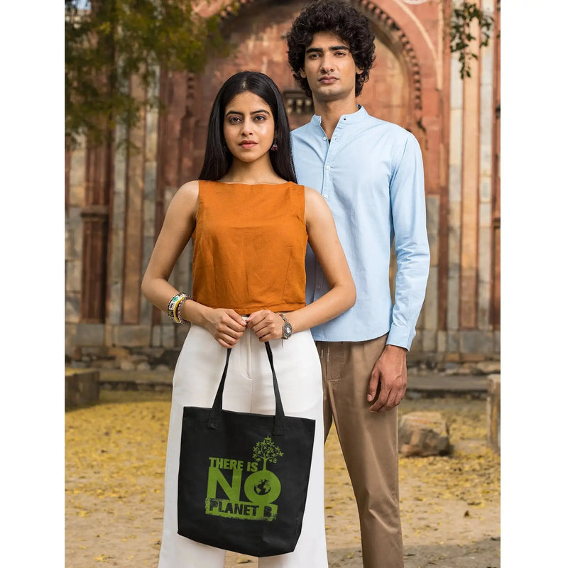 There Is No Planet B Organic Cotton Vegan Tote Bag - Vegan As Folk