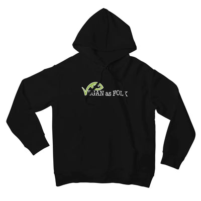 Vegan as Folk Logo (Unisex) Vegan Hoodie - Vegan As Folk