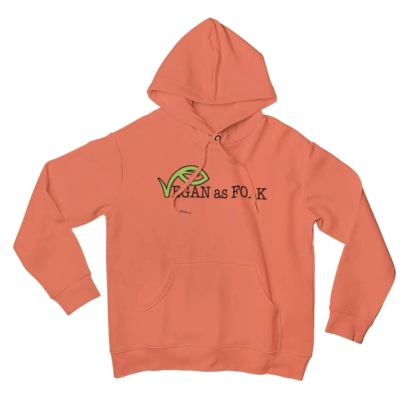 Vegan as Folk Logo (Unisex) Vegan Hoodie - Vegan As Folk