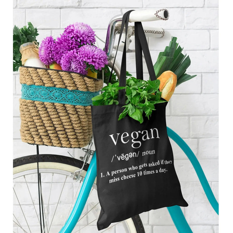 Vegan Dictionary Definition Organic Cotton Tote Bag - Vegan As Folk