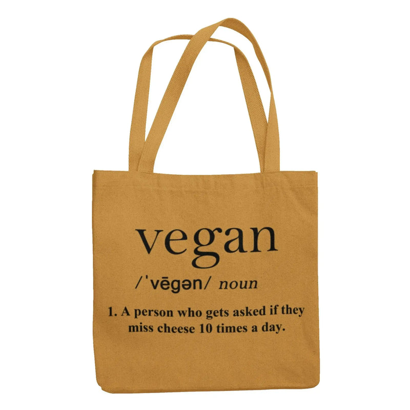 Vegan Dictionary Definition Organic Cotton Tote Bag | Ethical Plant Based  Accessories – Vegan As Folk