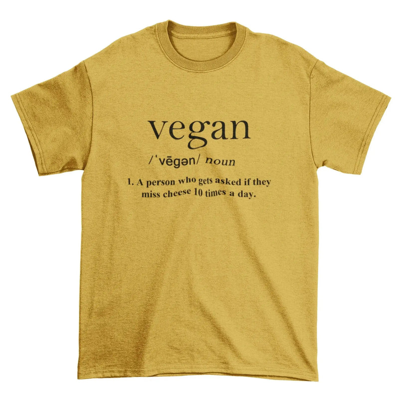 Vegan Dictionary Definition Organic Cotton (Unisex) T-Shirt - Vegan As Folk